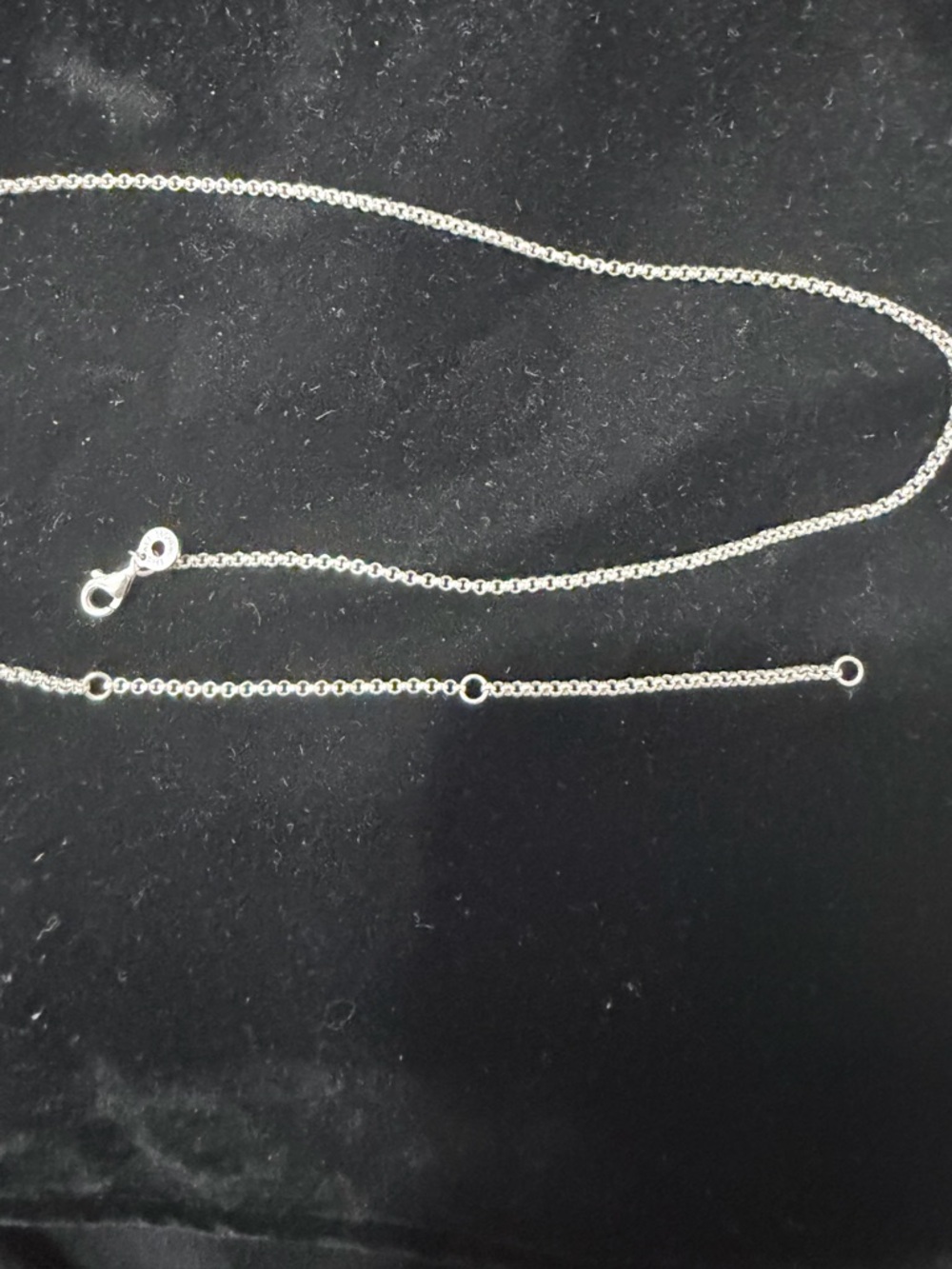 Pandora Silver Rope Chain Necklace - Silver - Picture 5 of 5